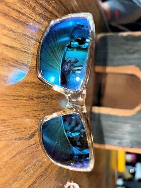 Randolph Sunglasses Clear & Blue